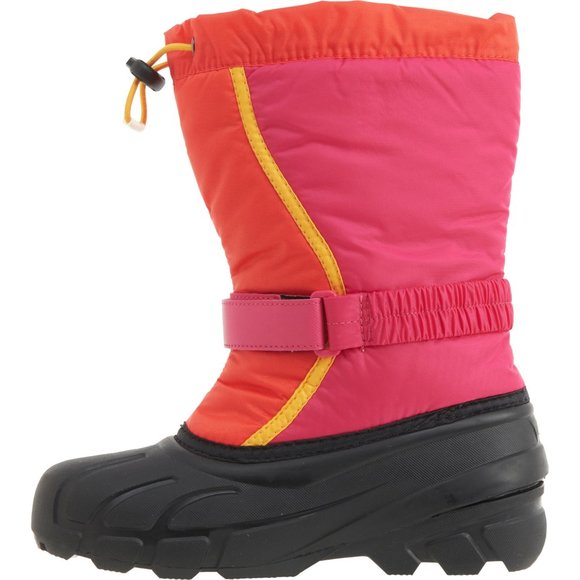 NWT Sorel Big Boys and Girls Flurry Snow Boots - Waterproof,Insulated pink 266sn - Picture 4 of 6